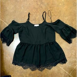 Black XS top